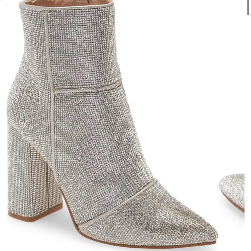 Steve Madden Noticed Rhinestone Booties